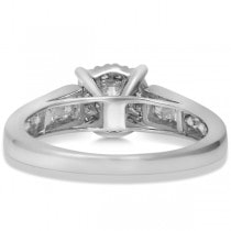 Diamond Engagement Ring & Wedding Band Bridal Set 14k W. Gold 2.00ct