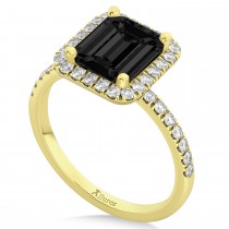 Black Diamond & Diamond Engagement 14k Yellow Gold (3.32 ct)