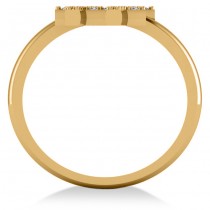 Hashtag Diamond Fashion Ring 14K Yellow Gold (0.24ct)