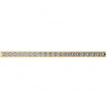 Horizontal Bar Ring with Diamond Accents 14k Yellow Gold (0.30ct)