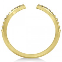 Abstract Designs Diamond Fashion Ring 14k Yellow Gold (0.38ct)