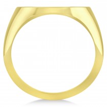 Family Tree of Life Ladies Signet Ring 14k Yellow Gold