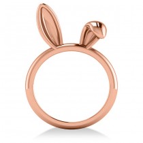 Bunny Ears Fashion Ring 14k Rose Gold
