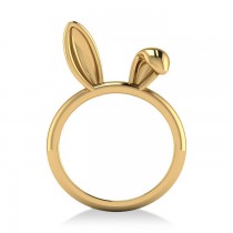 Bunny Ears Fashion Ring 14k Yellow Gold