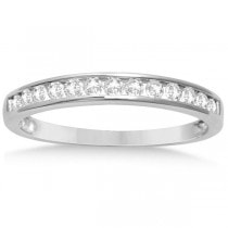 3 Stone Diamond Engagement Ring & Band Bridal Set 14K White Gold 1.00ct