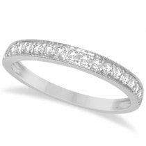 Princess Cut Diamond Halo Engagement Ring & Band 14K W. Gold 1.03ct