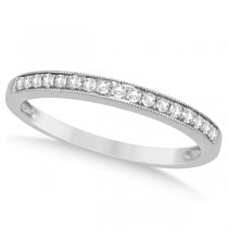 Diamond Cluster Engagement Ring Wedding Ring 14K W. Gold 0.58ct