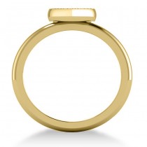 Diamond Heart Fashion Ring 14k Yellow Gold (0.13ct)