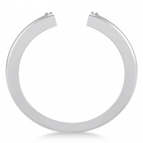 Diamond Double Bar Fashion Ring 14K White Gold (0.18ct)