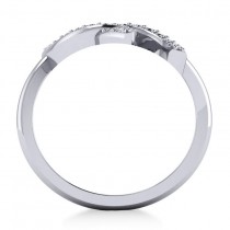 Diamond Double Horseshoe Fashion Ring 14k White Gold (0.26ct)