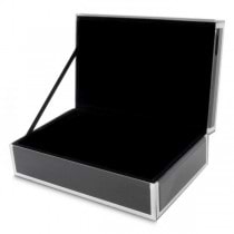 Women's Small Jewelry Box in Glass & Velvet in 5 Colors