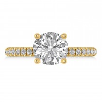 Diamond No Halo Engagement Ring 14k Yellow Gold (0.36ct)