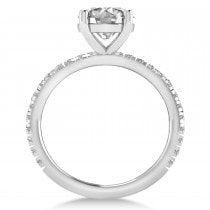 Diamond No Halo Engagement Ring Platinum (0.36ct)