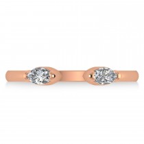 Diamond Open Concept Ring/Band 14k Rose Gold (0.40ct)