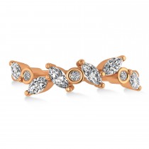 Diamond Assorted Ring/Wedding Band 14k Rose Gold (0.96ct)