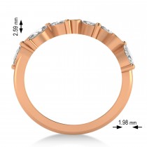Diamond Assorted Ring/Wedding Band 14k Rose Gold (0.96ct)