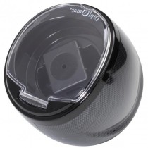 Compact Single Watch Winder in High Gloss Carbon Fiber