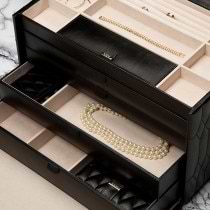 WOLF Caroline Extra Large Jewelry Box w/ Travel Case