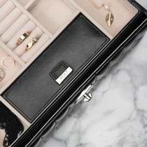 WOLF Caroline Medium Jewelry Box w/ Travel Case