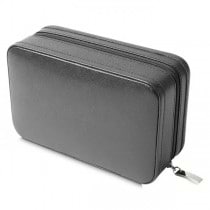 Women's Zippered Travel Jewelry Case with Mirror Removable Travel Box
