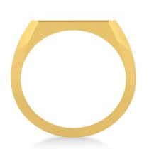 Men's Jerusalem Cross Signet Ring 14k Yellow Gold