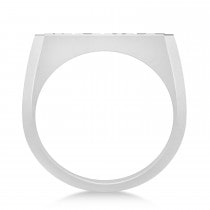 United States Army Men's Signet Fashion Ring 14k White Gold