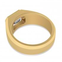 Diamond Solitaire Men's Engagement Ring 14k Yellow Gold (2.50ct)