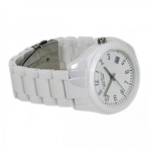 Caravelle Women's White Ceramic Watch