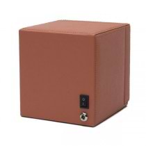 WOLF Cub Single Watch Winder w Cover in Coral