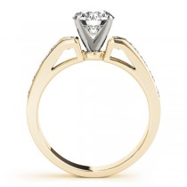 Diamond Princess cut Engagement Ring 18k Yellow Gold (1.00ct)