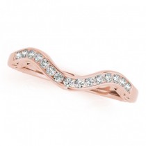 Antique Infinity Halo Diamond Bridal Ring Set 14k Rose Gold (1.80ct)