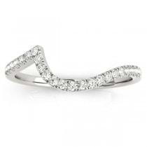 Diamond Halo Swirl Bridal Engagement Ring Set18k White Gold 0.43ct