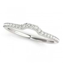 Diamond & Sapphire Bridal Set Setting 14k White Gold (0.38 ct)