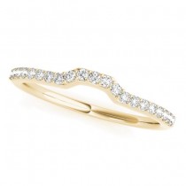 Diamond & Sapphire Bridal Set Setting 14k Yellow Gold (0.38 ct)