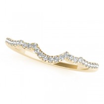 Diamond Engagement Ring Setting & Wedding Band 14k Yellow Gold 0.50ct
