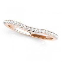 Semi Eternity Diamond Bridal Set 14k Rose Gold (0.75ct)