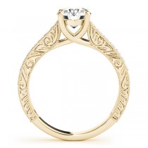 Vintage Diamond Engagement Ring Bridal Set 18k Yellow Gold (2.50ct)
