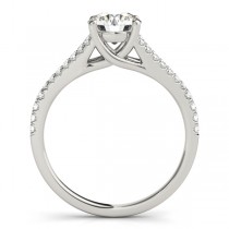 Lucidia Split Shank Multirow Engagement Ring Platinum (1.18ct)