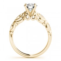 Vintage Solitaire Engagement Ring Bridal Set 18k Yellow Gold (2.15ct)