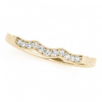 Vintage Swirl Diamond Engagement Ring Bridal Set 18k Yellow Gold 2.25ct