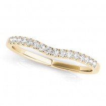 Diamond Three Stone Bridal Set Ring 14k Yellow Gold (0.55ct)
