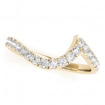 Diamond Twisted Swirl Bridal Set Setting 14k Yellow Gold (0.62ct)