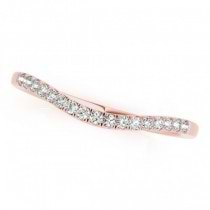 Fairy Tale Diamond Engagement Ring & Band Bridal Set 14k R Gold 1.25ct
