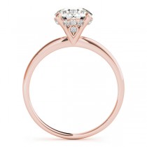 Diamond Solitaire Engagement Ring 14k Rose Gold (1.07ct)
