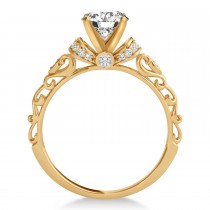 Diamond Antique Style Bridal Set 18k Rose Gold (1.62ct)