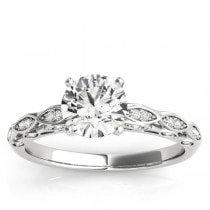 Elegant Diamond Bridal Set Setting Platinum (0.33ct)
