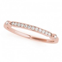 Diamond Halo Engagement Ring & Wedding Band 14k Rose Gold (1.25ct)