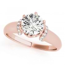 Diamond 6-Prong Solitaire Engagement Ring 14k Rose Gold (1.15ct)