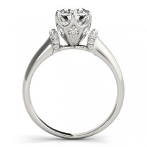 Diamond 6-Prong Solitaire Engagement Ring 14k White Gold (1.15ct)