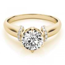 Diamond 6-Prong Solitaire Engagement Ring 14k Yellow Gold (1.15ct)